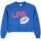 Drippy Love & Lip Crop Sweatshirt - Denny's