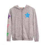 Smile Star Zip Hacci Jacket - Denny's