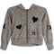Heart & Star Hacci Zip Hoodie - Denny's