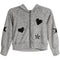 Heart & Star Hacci Zip Hoodie - Denny's