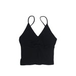 Lace Up Ribbed Crop Cami - Denny's