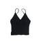 Lace Up Ribbed Crop Cami - Denny's