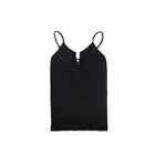 Lace Up Rib Long Cami - Denny's