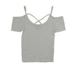Short Sleeve Criss Cross - Denny's