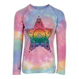 Long Sleeve Inside Out Top with Bandana Star - Denny's