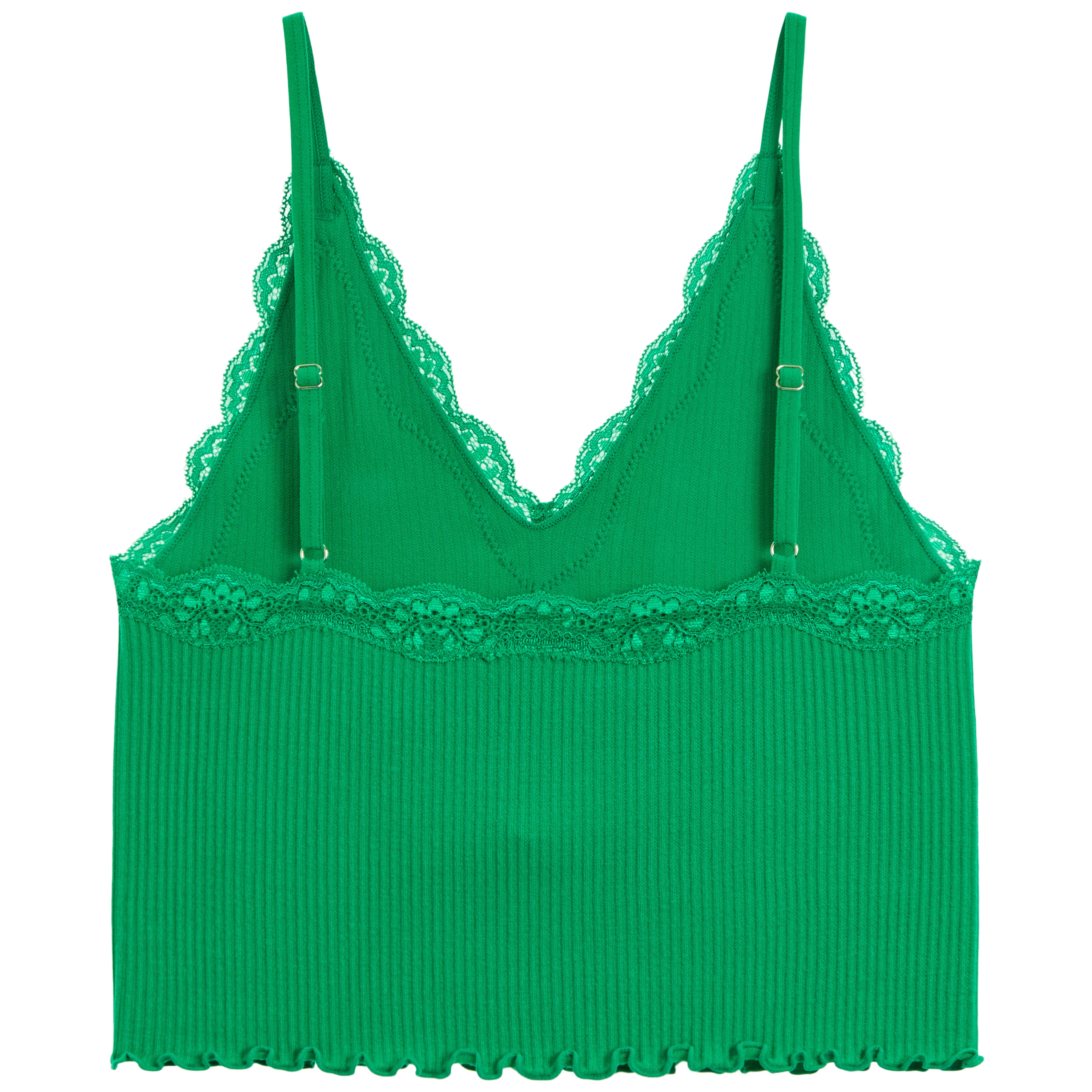 Lace Trim Tank - Denny's