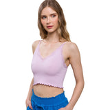 Lace Trim Tank - Denny's