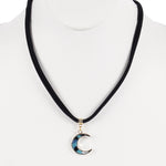 Camo Blues Printed Moon Choker - Denny's