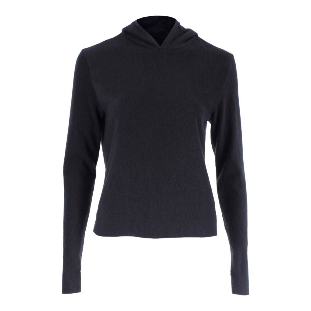Reverse Fleece Crop Hoody - Denny's