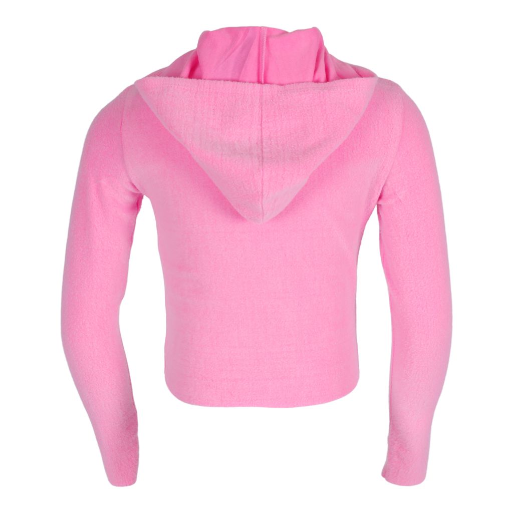 Long Sleeve Reverse Hoody with Neon Smiley Face - Denny's