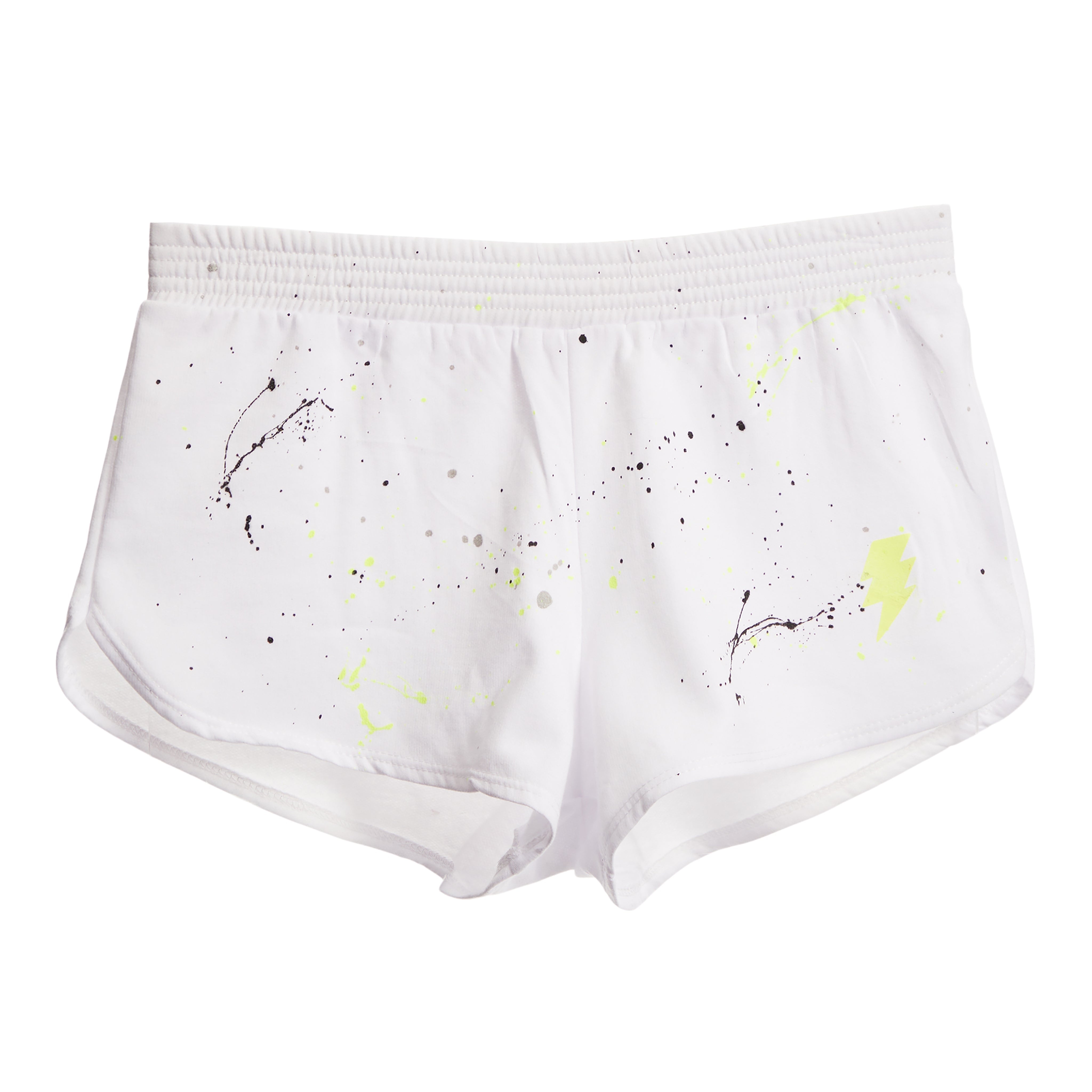 Bolt Splatter Fleece Track Short - Denny's