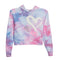 Spray Hearts Tie Dye Hoody Sweatshirt - Denny's