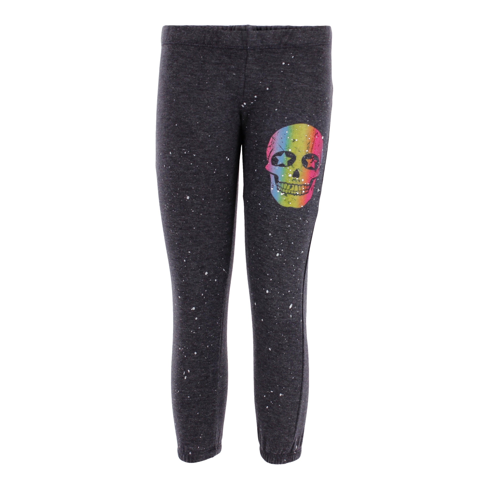 Sweatpant with Neon Skull and Splatter - Denny's