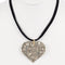 Large Glitter Heart Choker - Denny's