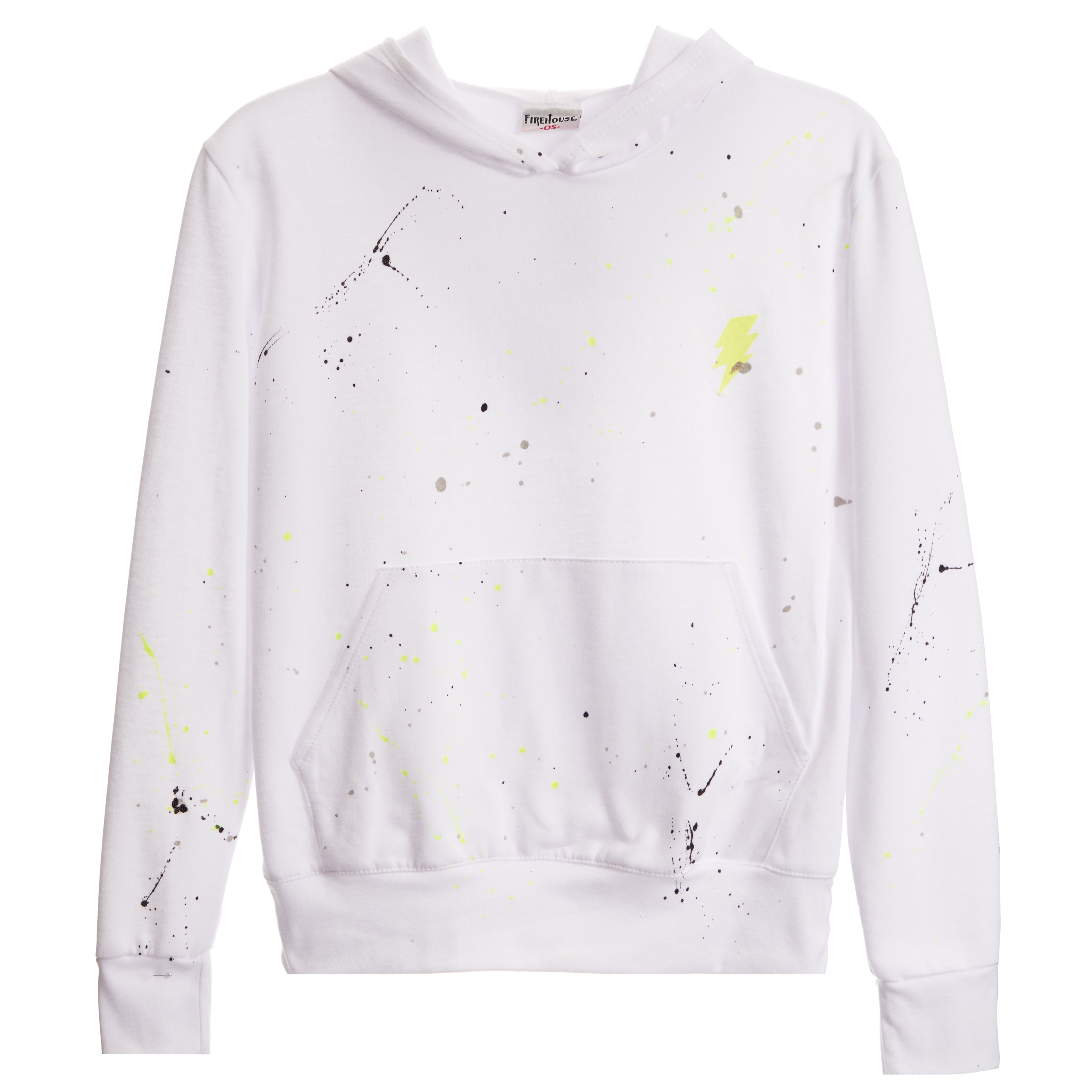 Bolt Splatter Fleece Hoodie - Denny's