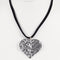 Large Glitter Heart Choker - Denny's