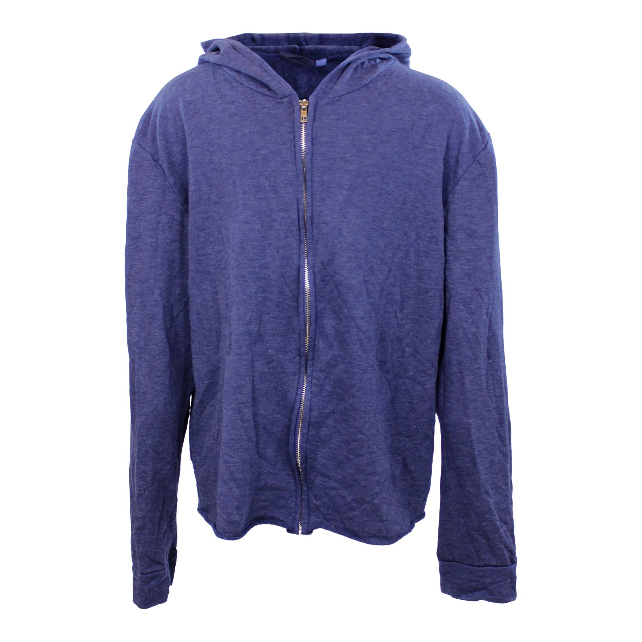 Solid Fleece Crop Zip Hoody - Denny's