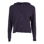 Solid Fleece Crop Zip Hoody - Denny's