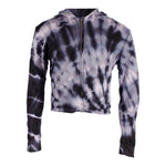 Tie Dye Squirrel Crop Zip Hoody - Denny's