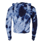 Tie Dye Squirrel Crop Zip Hoody - Denny's