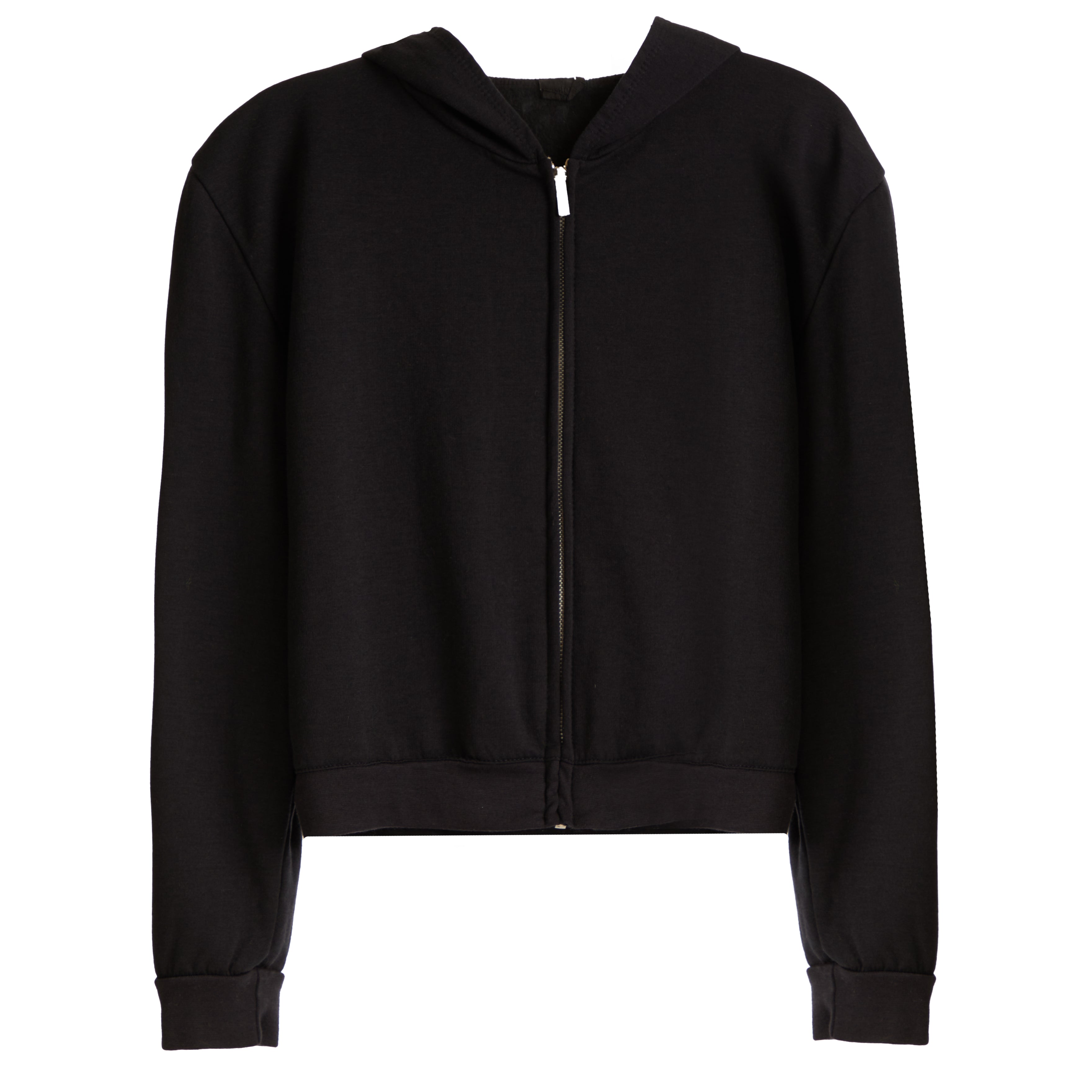 Fleece Crop Zip Hoodie - Denny's