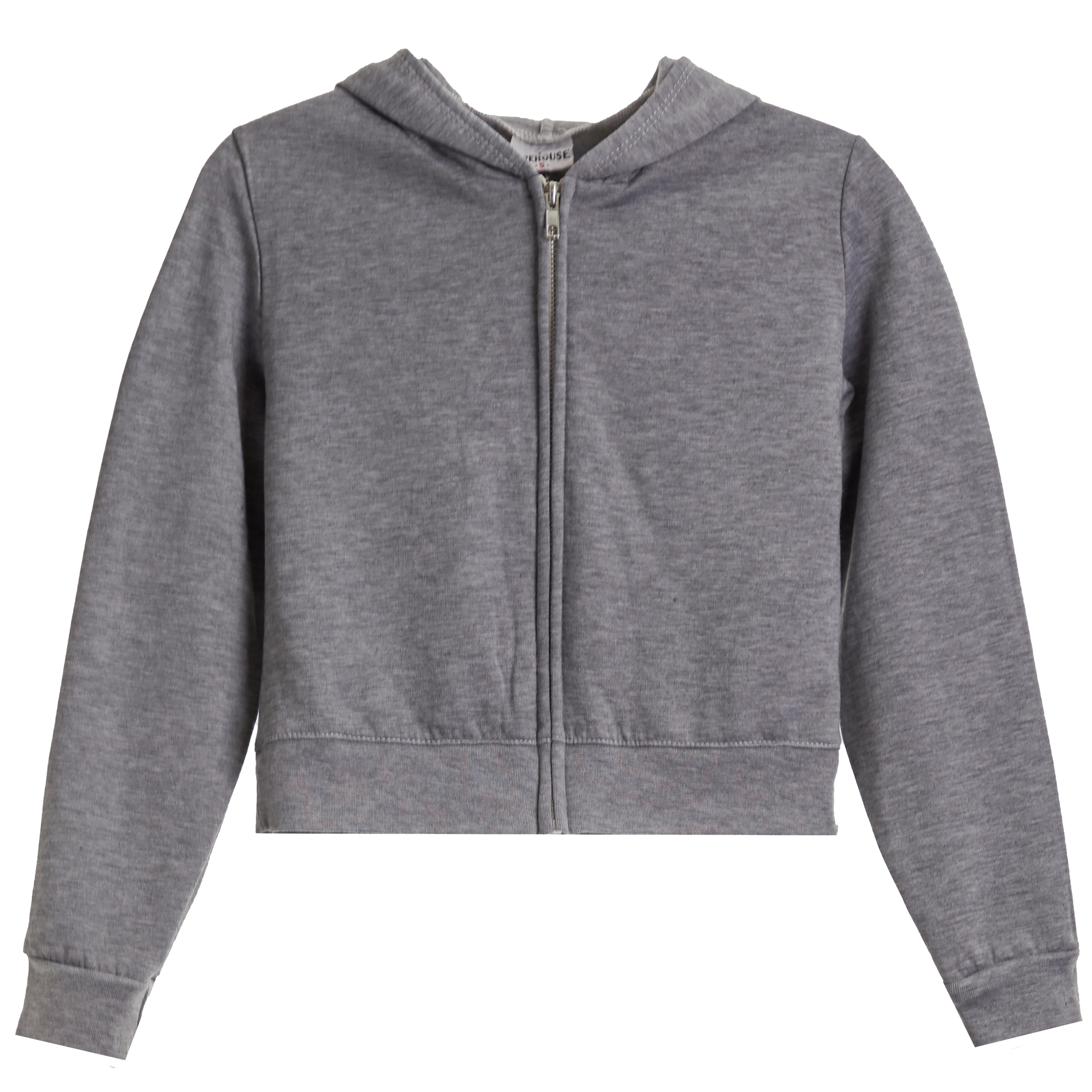 Fleece Crop Zip Hoodie - Denny's