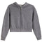 Fleece Crop Zip Hoodie - Denny's