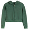 Fleece Crop Zip Hoodie - Denny's