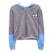 Star & Heart Dip Dye Zip Hoodie - Denny's