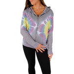 Ryder Tie Dye Zip Hoodie - Denny's