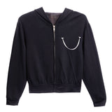 Smiley Zip Hoodie - Denny's