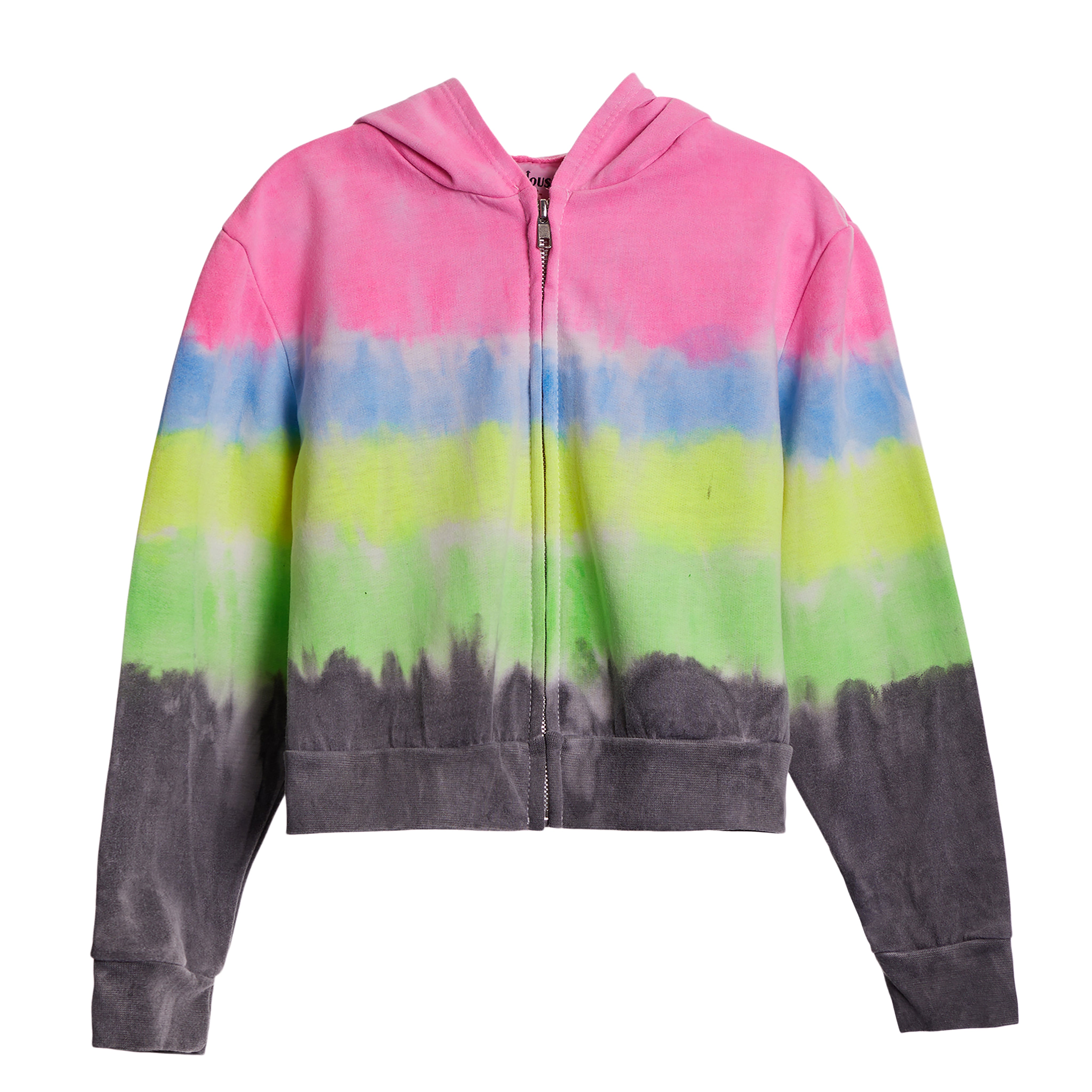 Yellow Smiley Fleece Zip Hoodie - Denny's