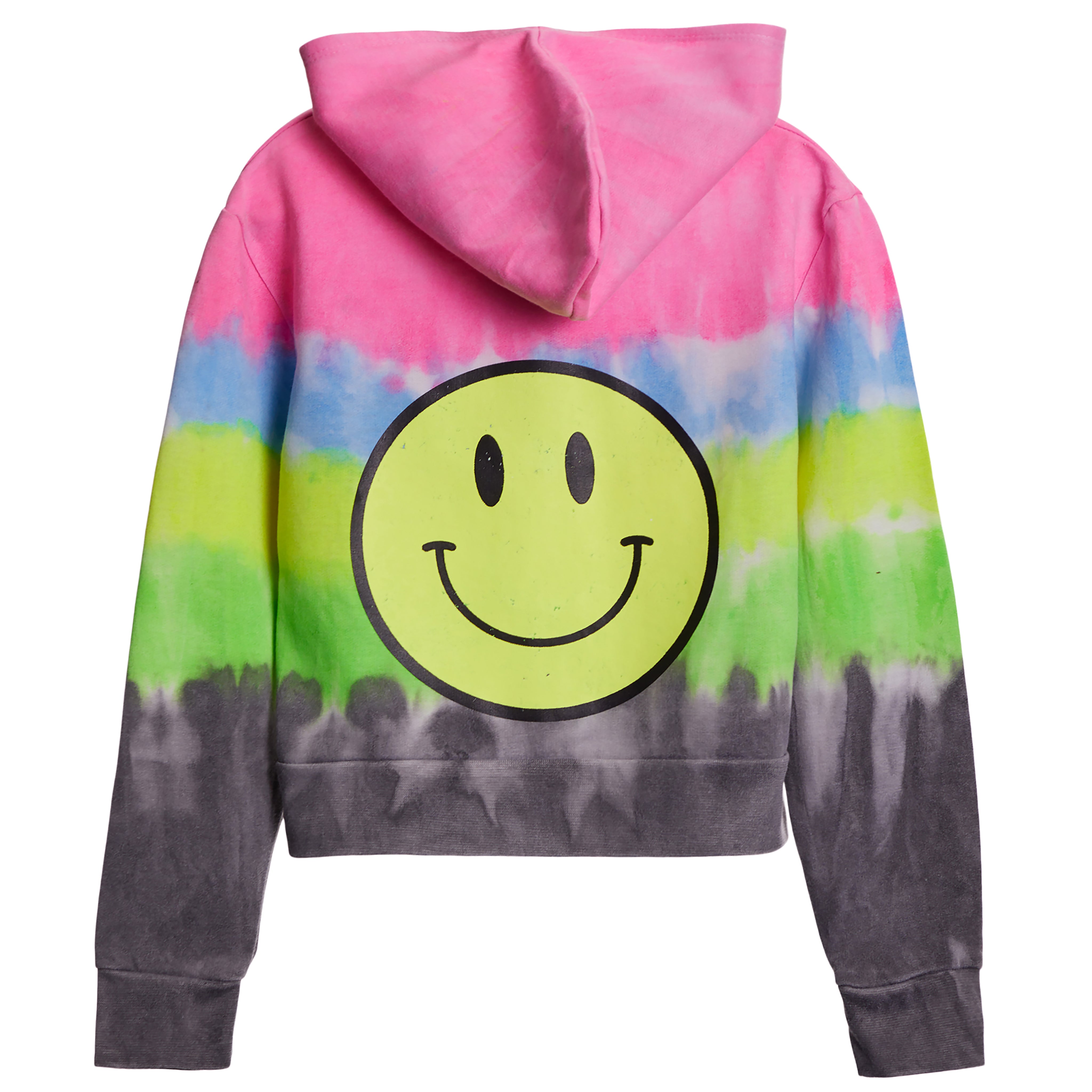 Yellow Smiley Fleece Zip Hoodie - Denny's