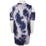 Short Sleeve Cold Shoulder with Slit Star - Denny's