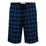 Mens Blue & Black Buffalo Plaid Bermuda - Denny's