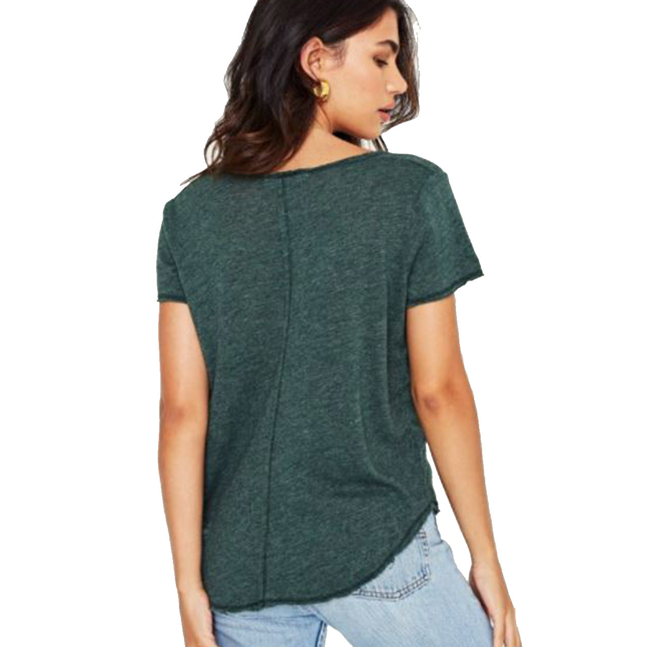 Wearever Short Sleeve V-Neck Tee - Denny's