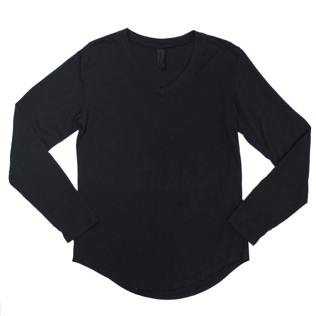 Long Sleeve Vneck - Denny's