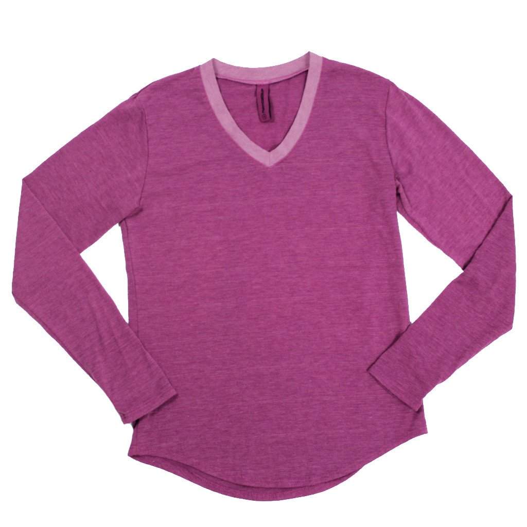 Long Sleeve Vneck - Denny's