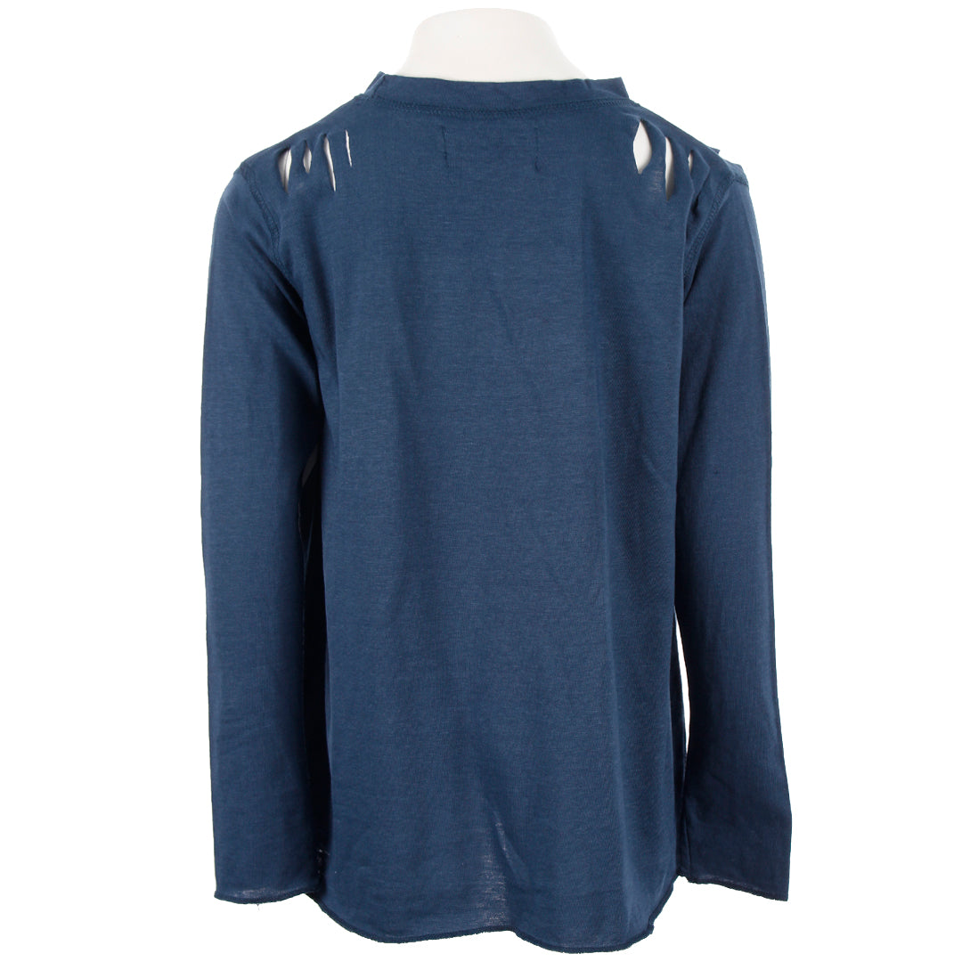 Long Sleeve Top Cut Outs with Unicorn Star - Denny's