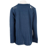 Long Sleeve Top Cut Outs with Unicorn Star - Denny's