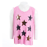 Muscle Tank With Leopard Stars - Denny's
