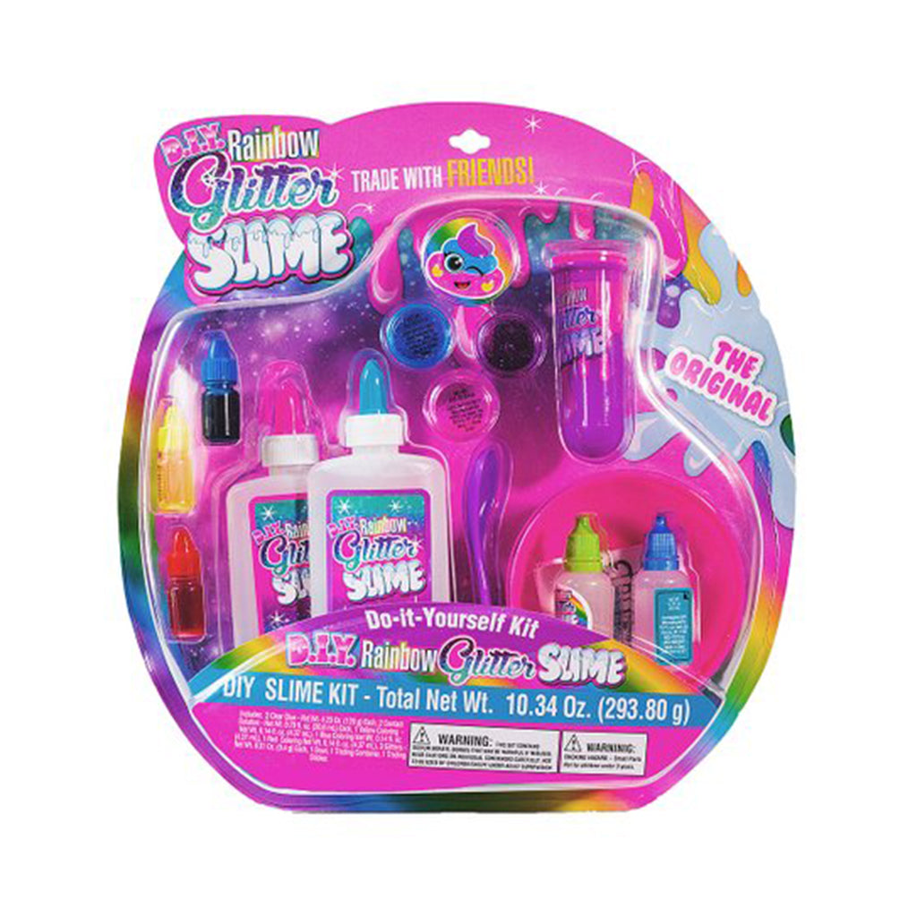 DIY Rainbow Glitter Slime Kit - Denny's