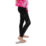 Brushed Legging with Black Glitter Stars - Denny's