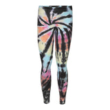 Multi Tie Dye Black Spider Legging - Denny's