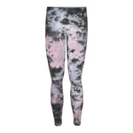 Denim, Magenta, & Black Tie Dye Legging - Denny's