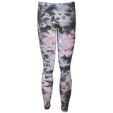 Denim, Magenta, & Black Tie Dye Legging - Denny's