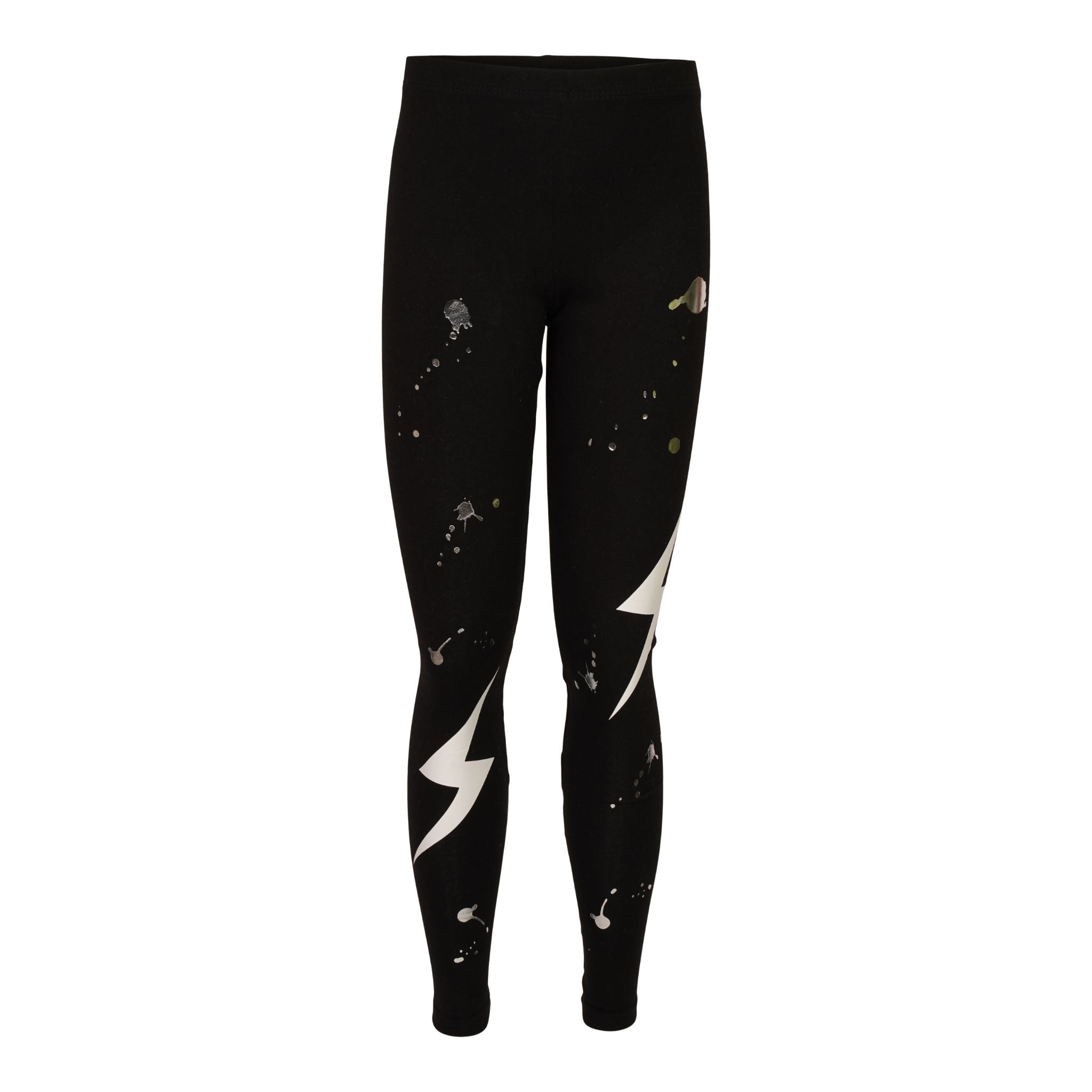 Silver Splat & Bolt Legging - Denny's