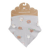 Cookies and Milk Bandana Bib - Denny's