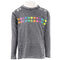 Long Sleeve Top Cut Outs with Neon Stars - Denny's