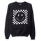 Checkered Smiley Sweatshirt - Denny's